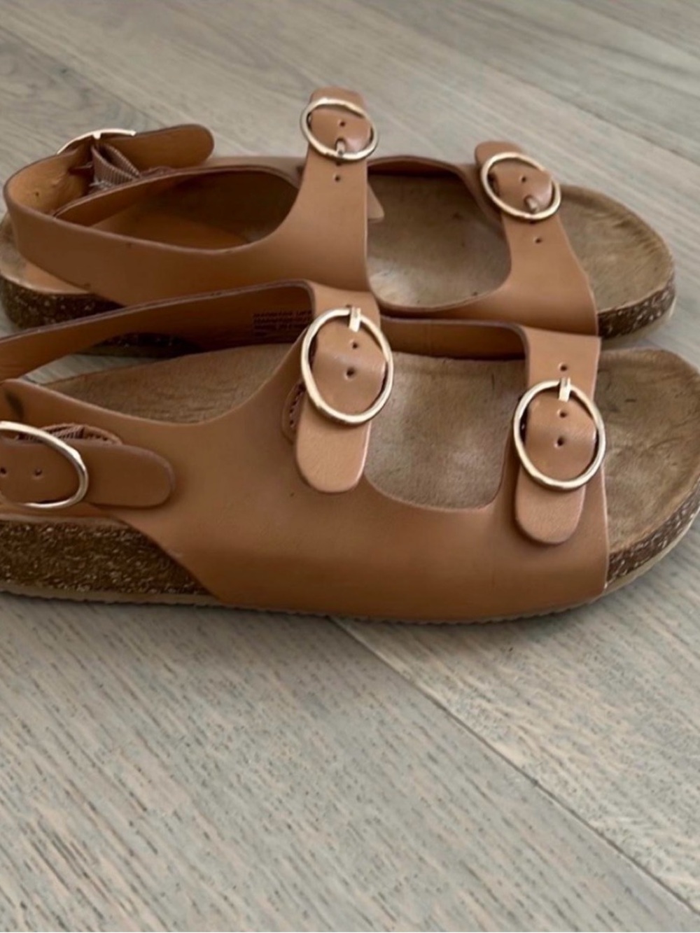 LOFT Double-Buckle Cork Sandals